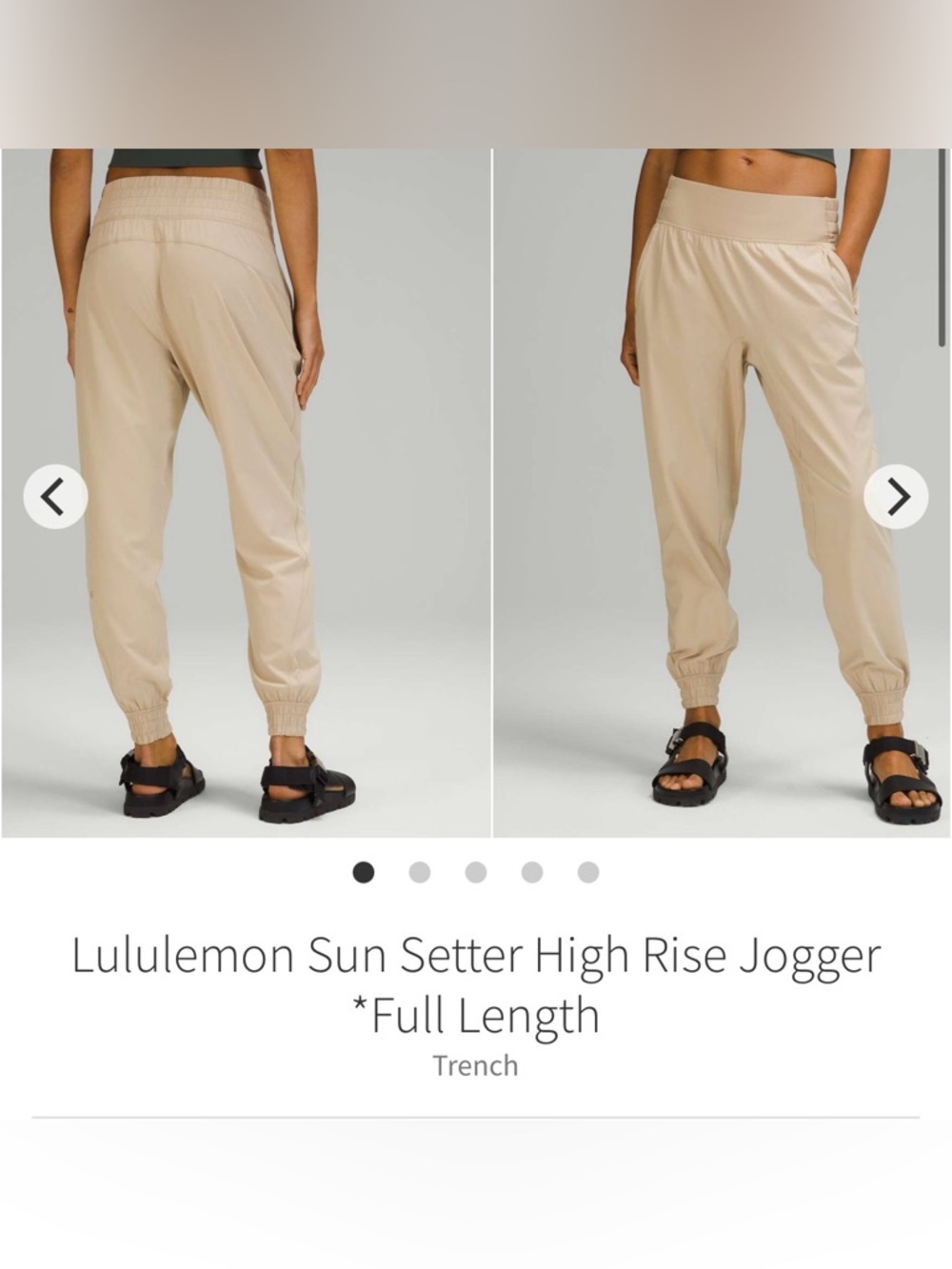Lululemon Sun Setter High-Rise Jogger